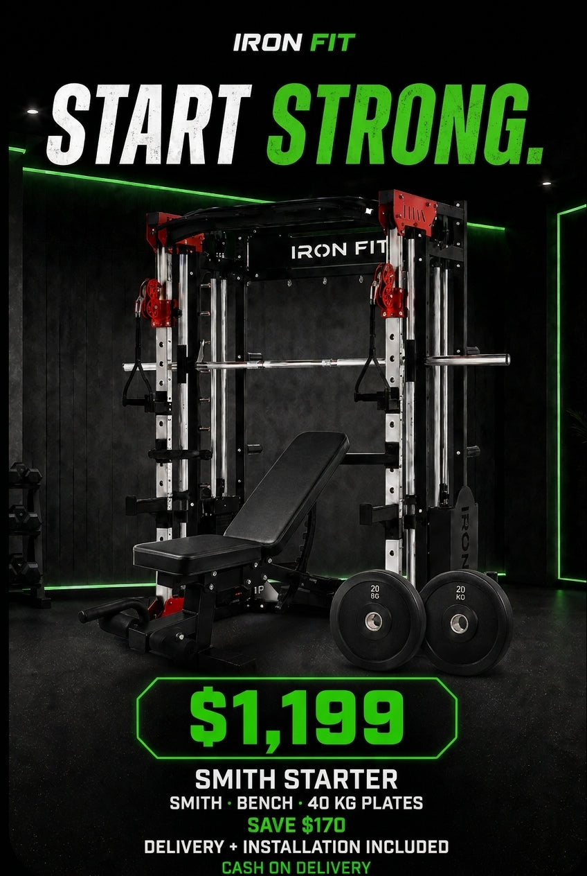 IRON FIT Smith Starter — Smith Machine · Bench · 40 KG Plates