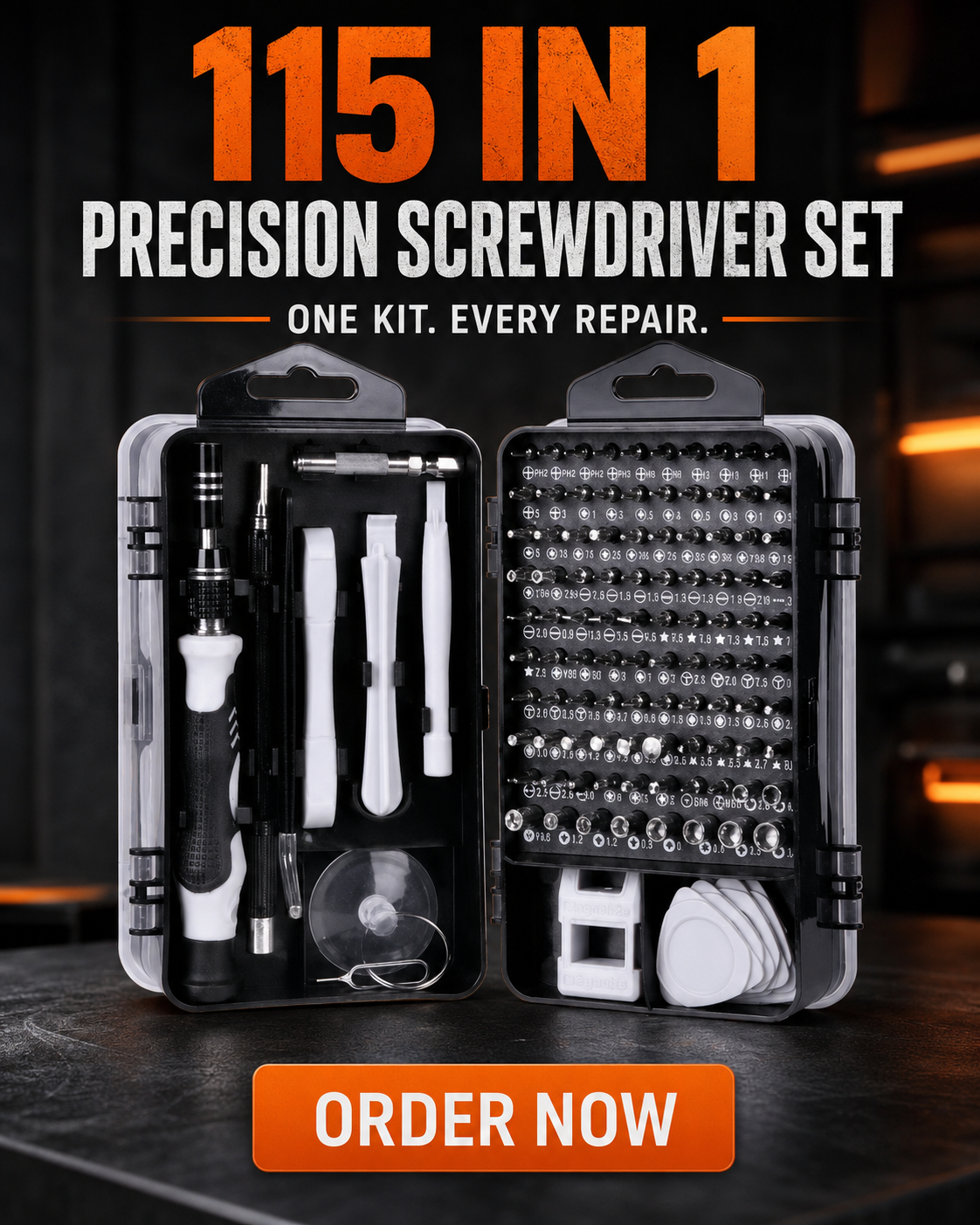 115-in-1 Precision Screwdriver Set