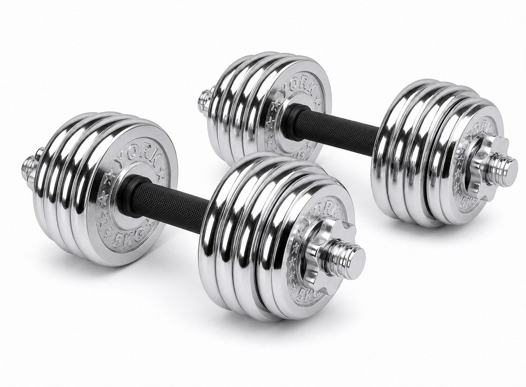 50 KG Chrome Dumbbell Set